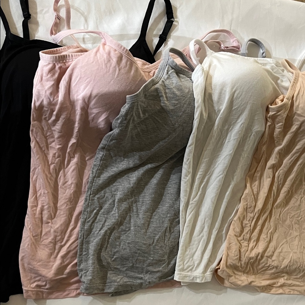 Women's Camisole Set in Black, Pink, Gray, White, and Cream